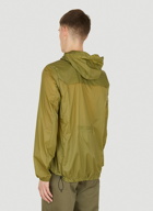 Windbreaker Hooded Jacket in Green
