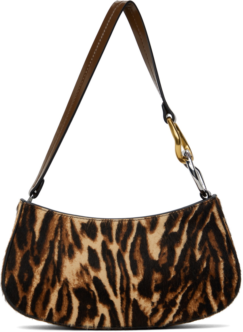 Staud Brown & Black Ollie Bag