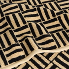 Baina Saroma Bath Mat in Sand/Noir 