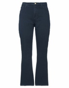 Manila Grace Womens Jeans Midnight in Blue
