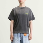 Bram's Fruit Men's Distressed Leaf T-Shirt in Shadow Black