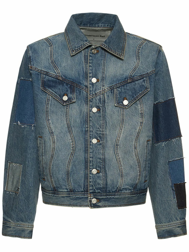Photo: ANDERSSON BELL Patchwork Cotton Denim Jacket