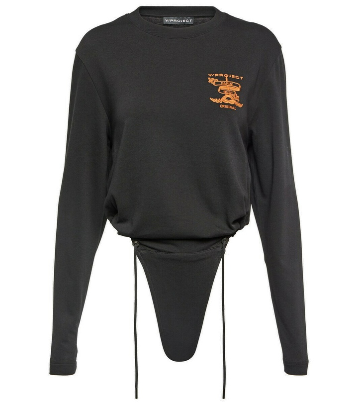 Photo: Y/Project Logo cotton jersey bodysuit
