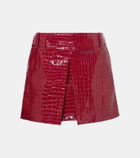 Tom Ford Croc-effect leather miniskirt