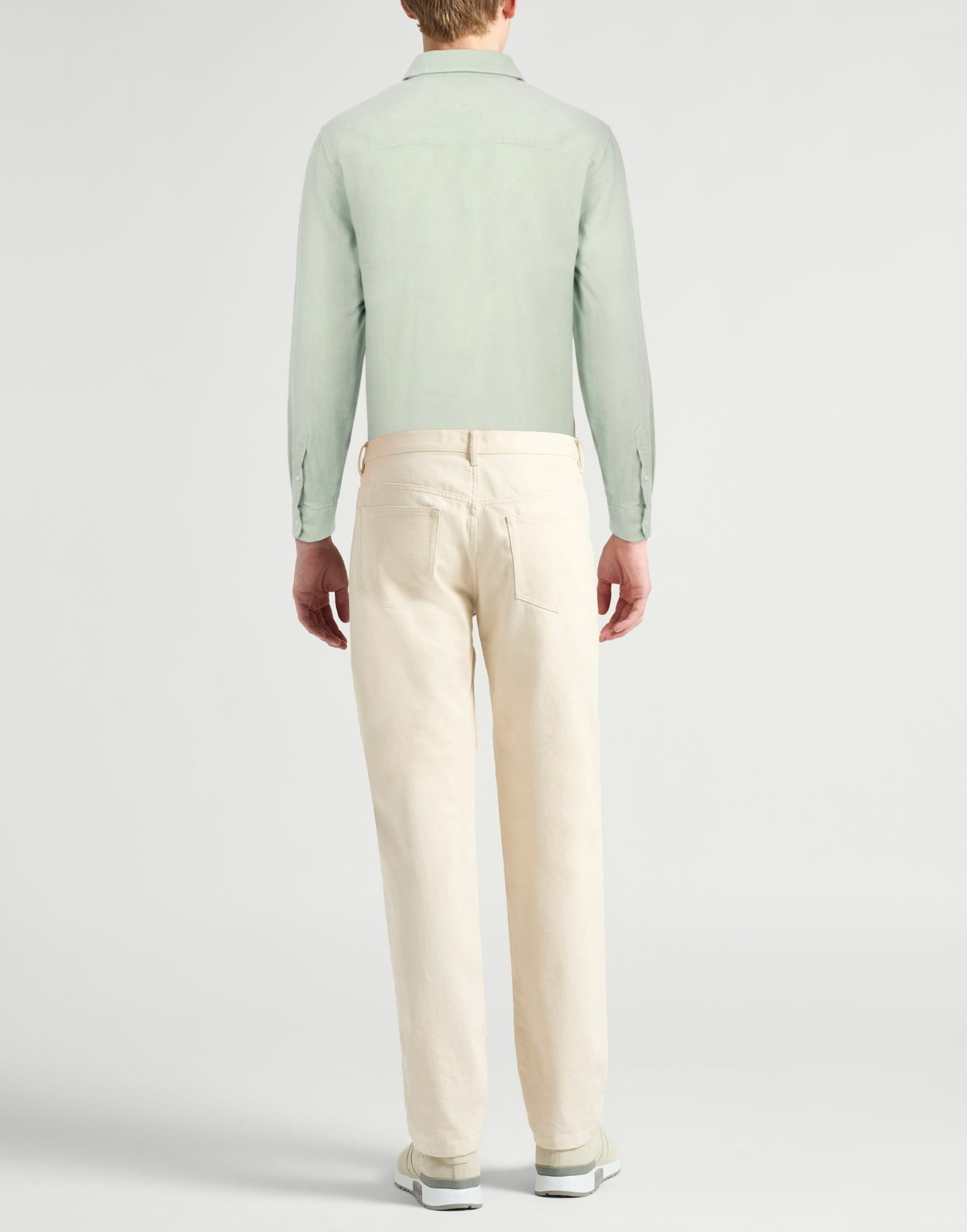 Fedeli Mens Shirt in Sage green