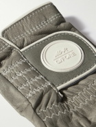 Mr P. - G/FORE Golf Logo-Appliquéd Leather Right Hand Glove - Green