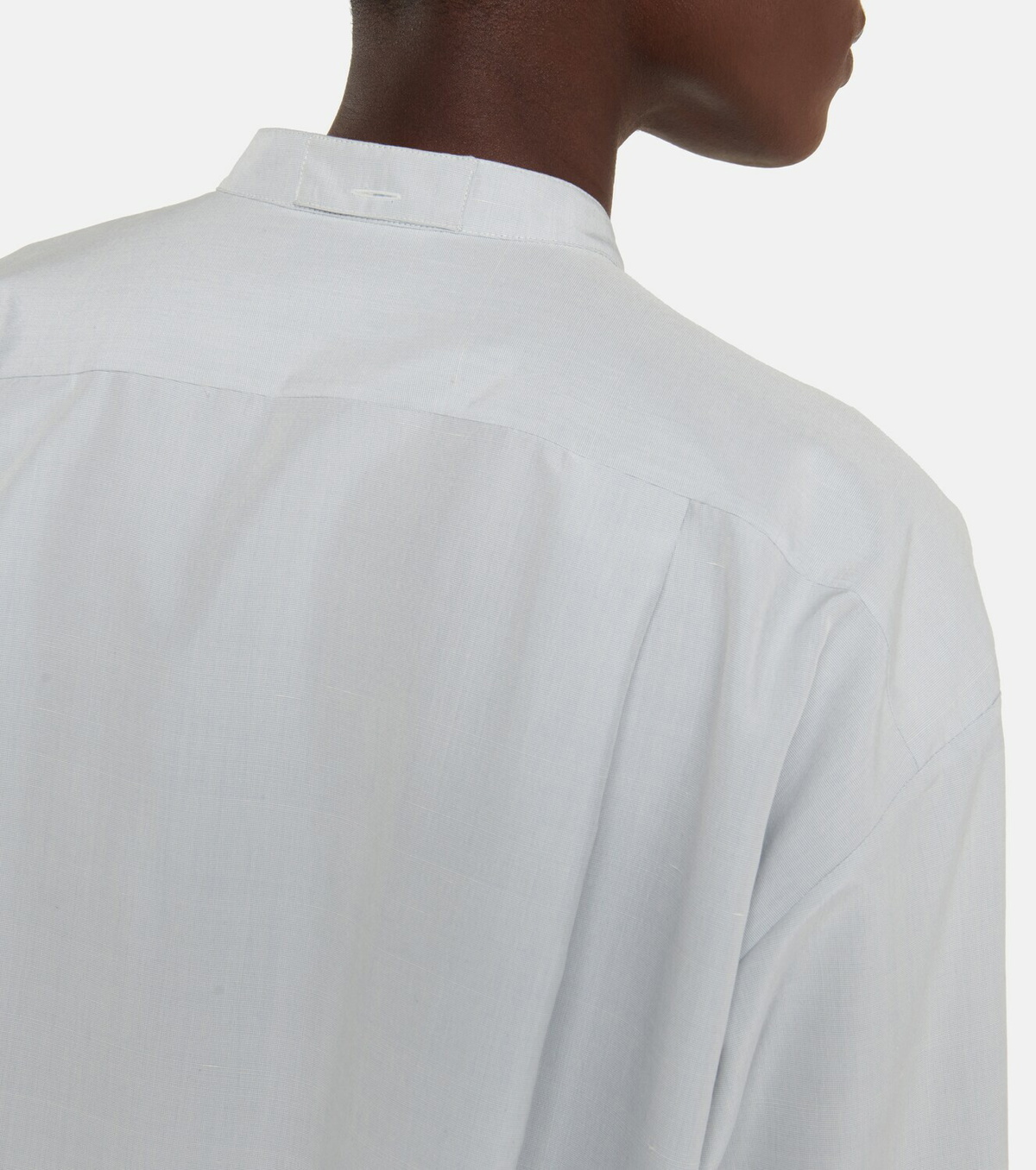 The Row Come silk shirt