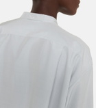The Row Come silk shirt