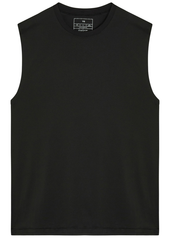 Photo: Y-3 x Adidas Jersey Running Tank Black