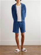 TOM FORD - Cotton-Terry Zip-Up Hoodie - Blue