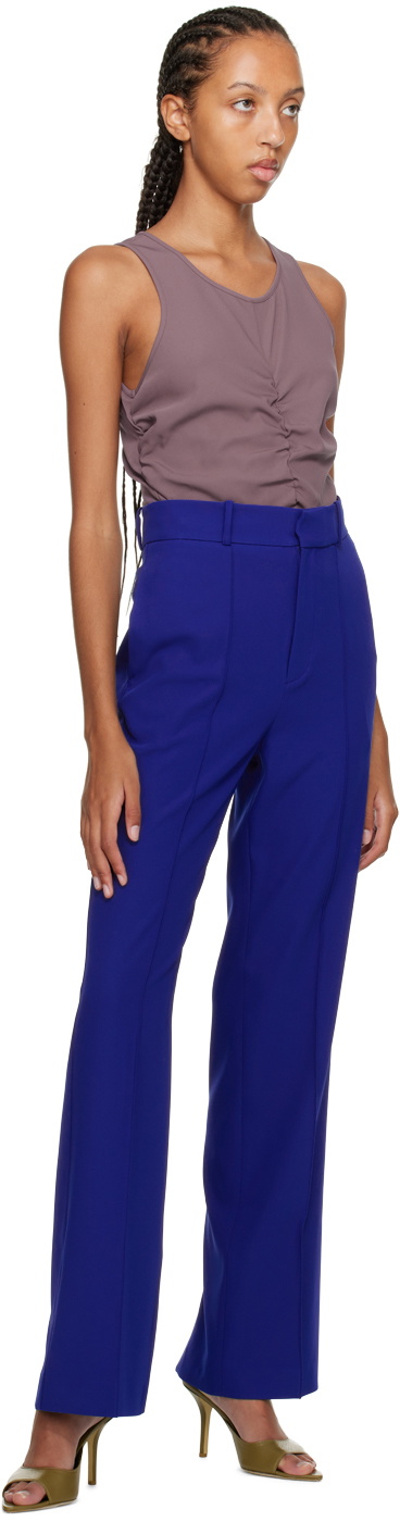 Yuzefi Blue Classic Tailored Trousers