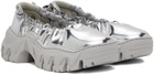Rombaut SSENSE Exclusive Silver Boccaccio II Ballerina Flats