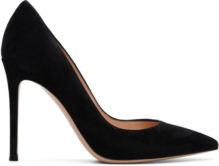 Photo: Gianvito Rossi Black Gianvito 105 Heels