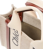 Chloé Woody Small canvas tote