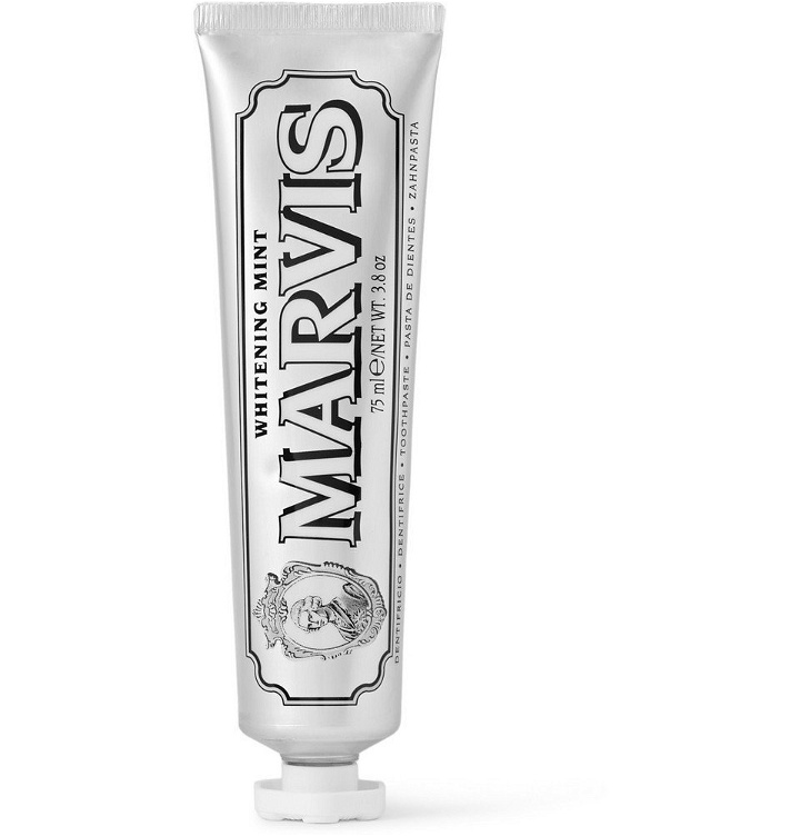 Photo: Marvis - Whitening Mint Toothpaste, 2 x 75ml - Men - Silver