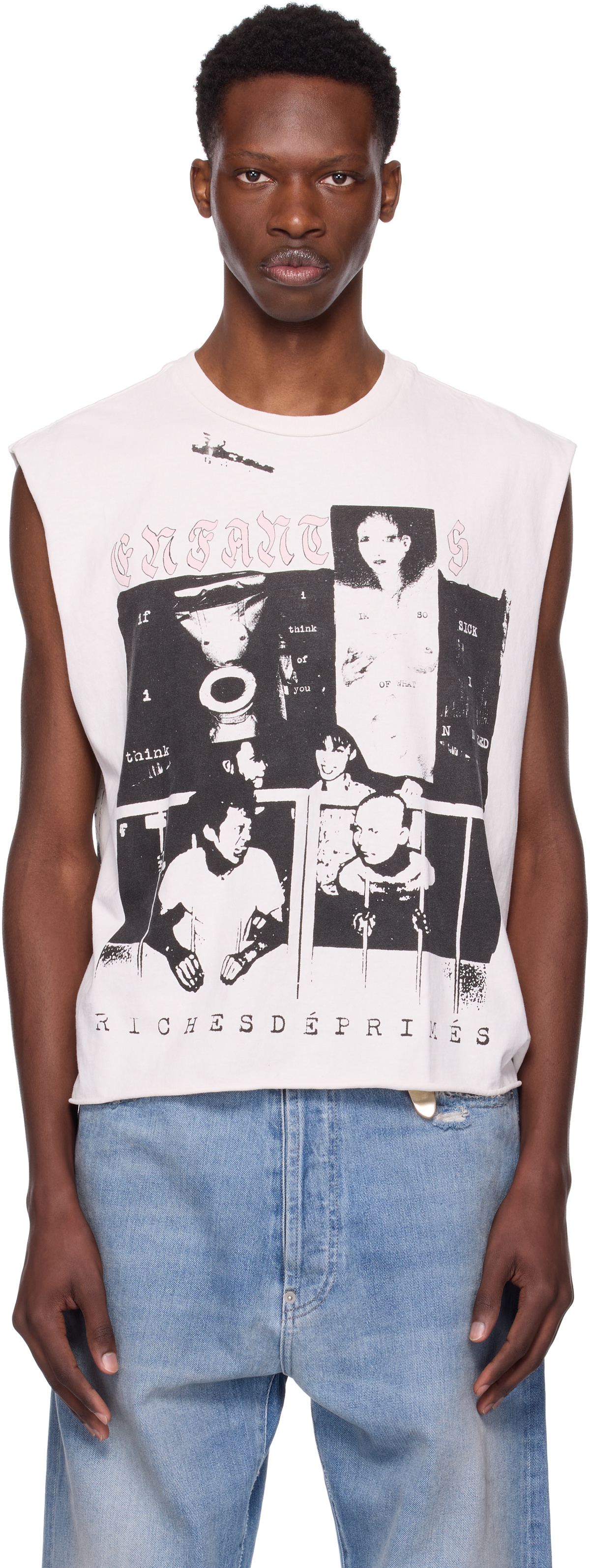 Enfants Riches Déprimés Off-White Endless Blockades Cut Off T