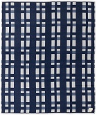 R+D.LAB Blue & Gray Rete Blanket