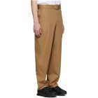 Burberry Brown Belted Trousers