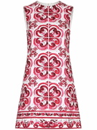 DOLCE & GABBANA - Majolica Print Mini Dress