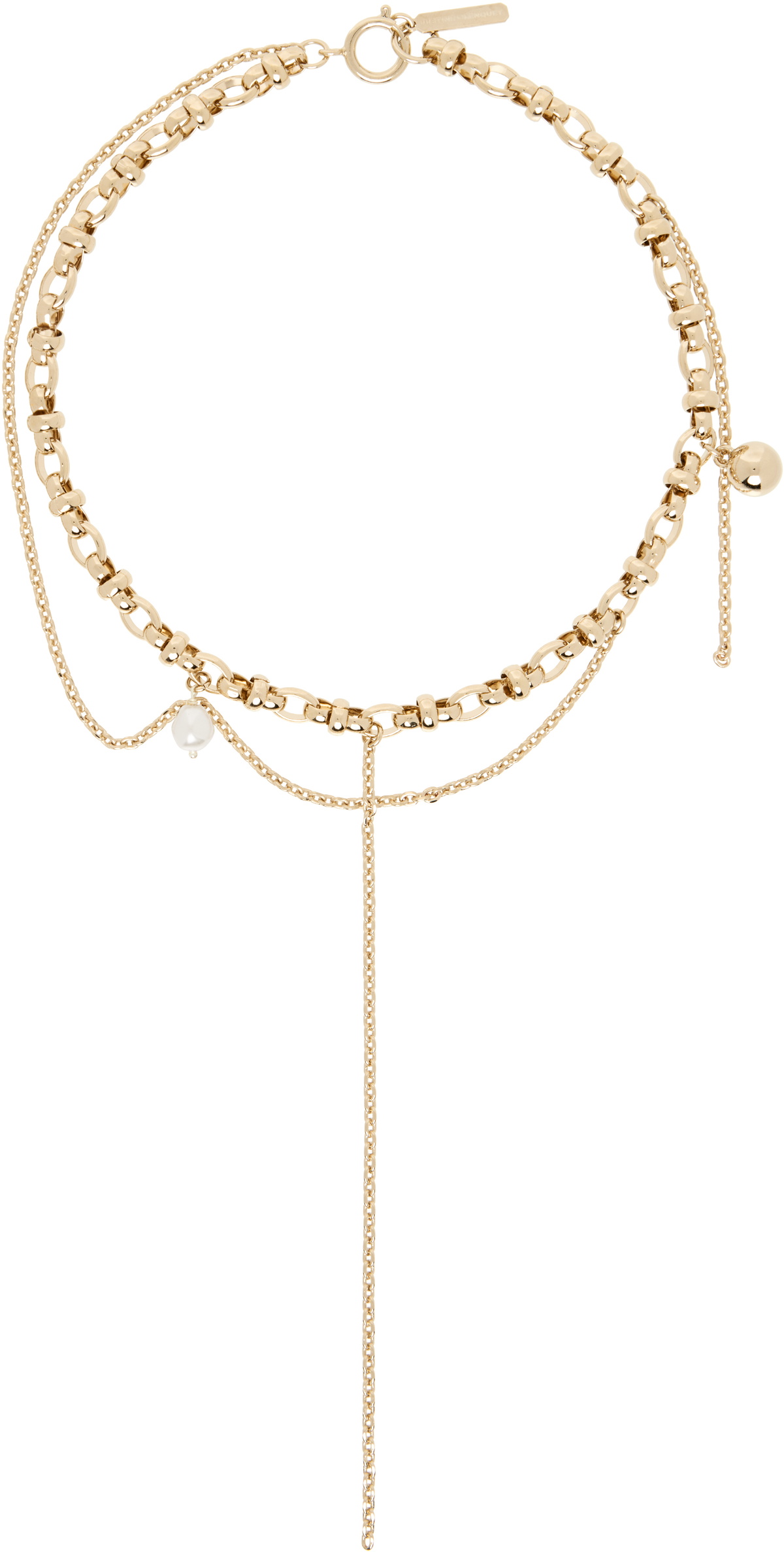Justine Clenquet SSENSE Exclusive Gold & Purple Paloma