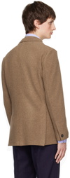 Ring Jacket Tan Brushed Blazer