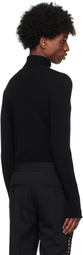 Ernest W. Baker Black Ribbed Turtleneck