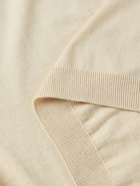 Agnona - Cotton and Silk-Blend T-Shirt - Neutrals