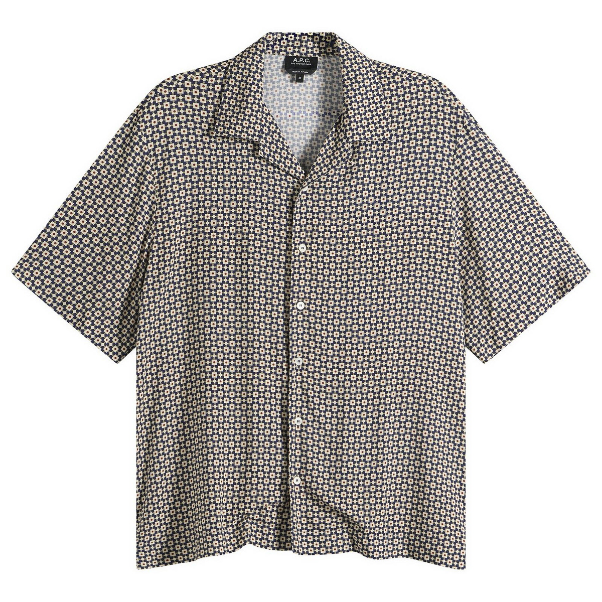 A.P.C. Men's Chemise Bennet Shirt in Dark Navy