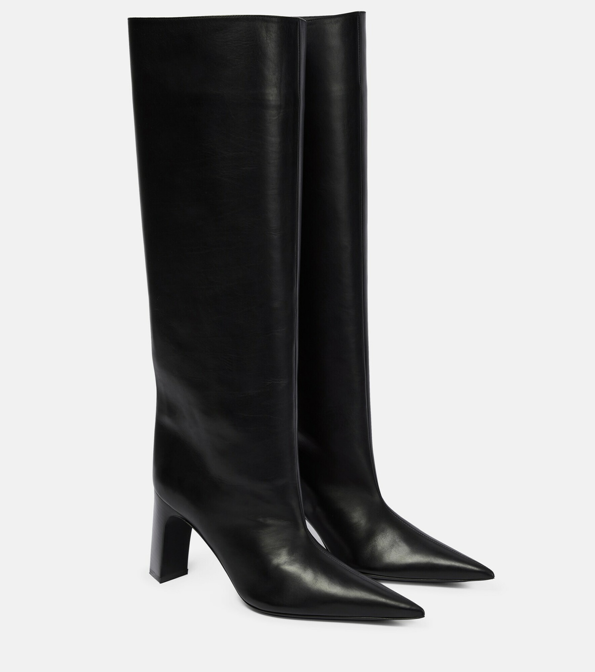 Balenciaga - Blade leather knee-high boots Balenciaga