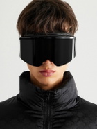 CELINE - Logo-Jacquard Webbing-Trimmed Acetate Ski Goggles