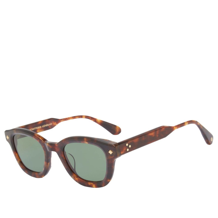 Photo: Lunetterie Générale The Last Idyll Sunglasses in Tortoise/24K Gold 