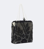Magda Butrym Julia crochet satin top-handle bag