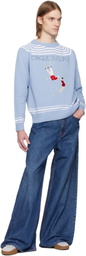 KidSuper Blue Cirque du Soleil Edition 'Cirque' Sweater