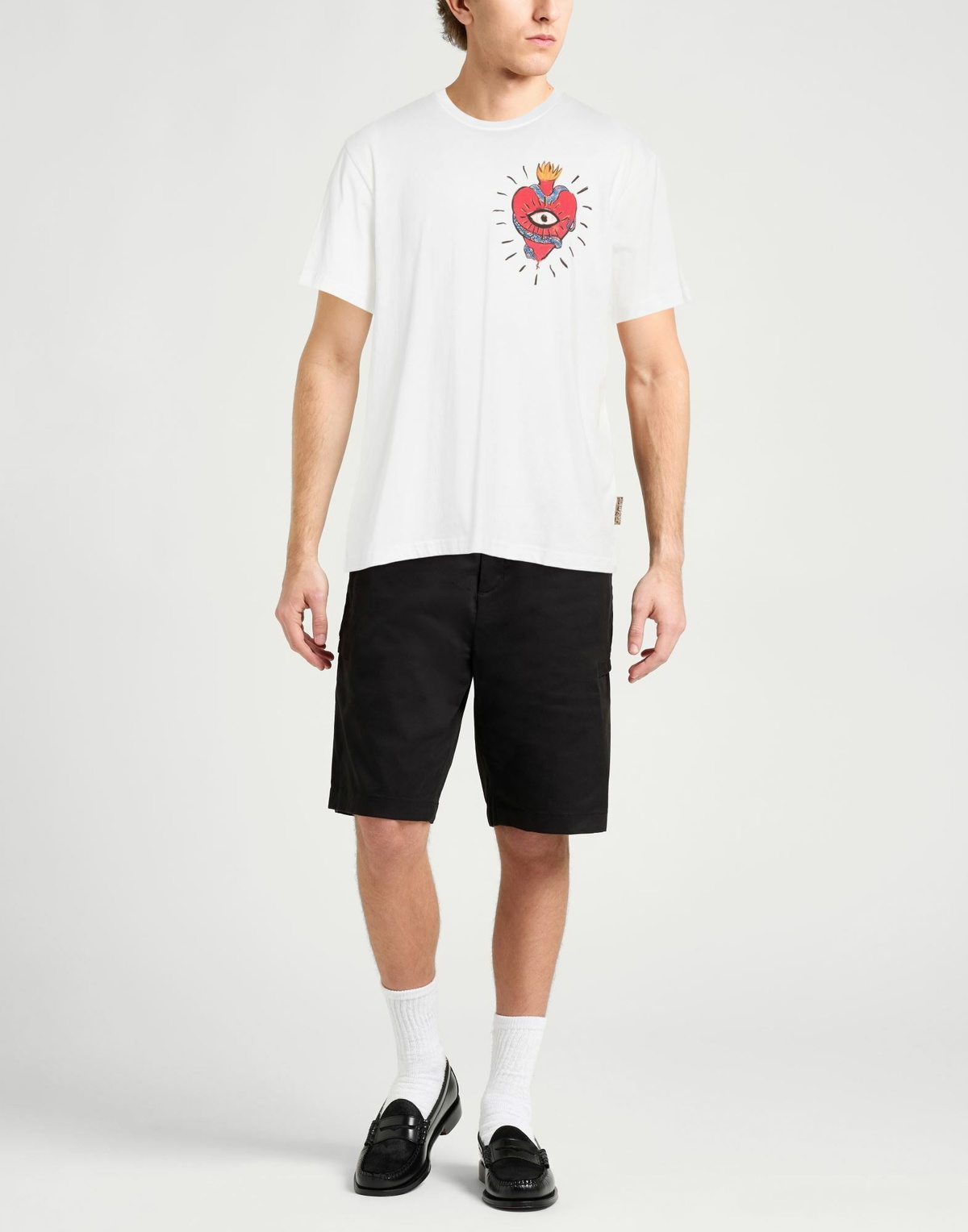 Just Cavalli Mens T-shirt in White