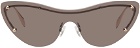 Alexander McQueen Gold Spike Studs Cat-Eye Sunglasses