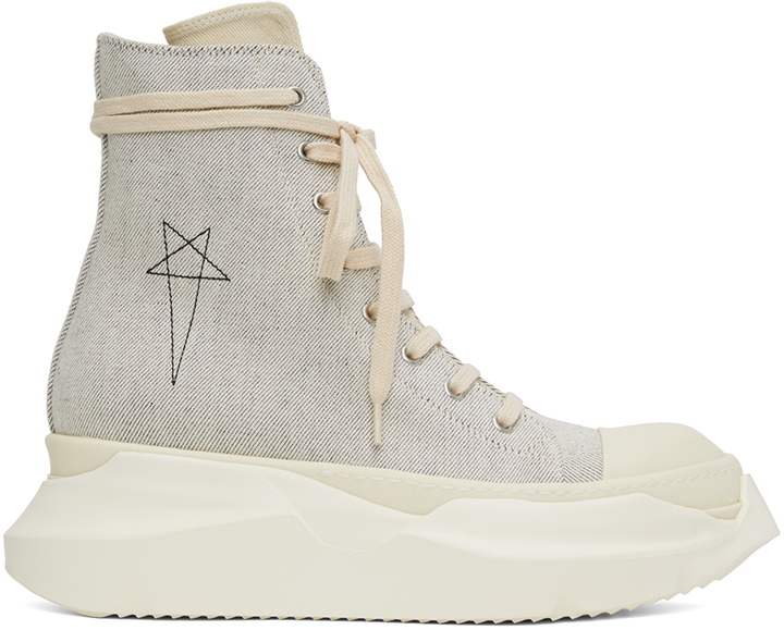 Photo: Rick Owens Drkshdw Gray Abstract Sneakers
