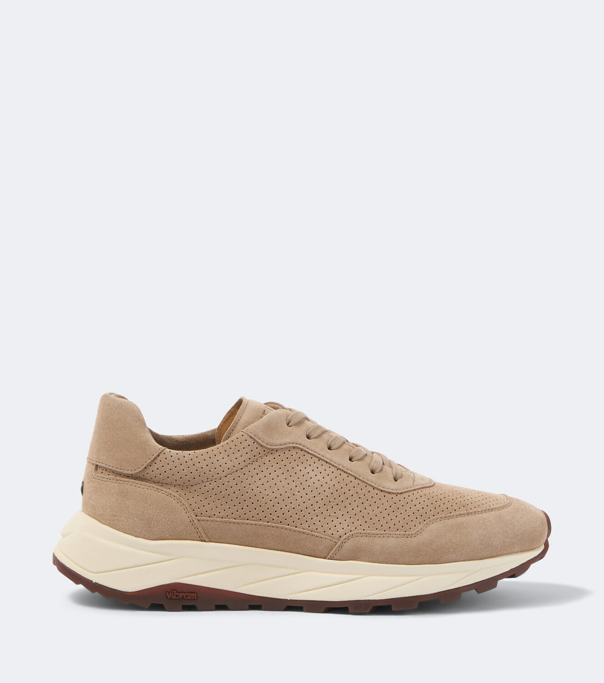Fedeli Suede-trimmed sneakers