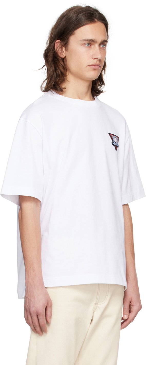 【人気！】Maison Kitsune ホワイト Surf Collage Tシャツ Maison Kitsune Surf Collage T Shirt White | Mainline