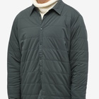 Snow Peak Men's Flexible Insulated Shirt in Forest Green