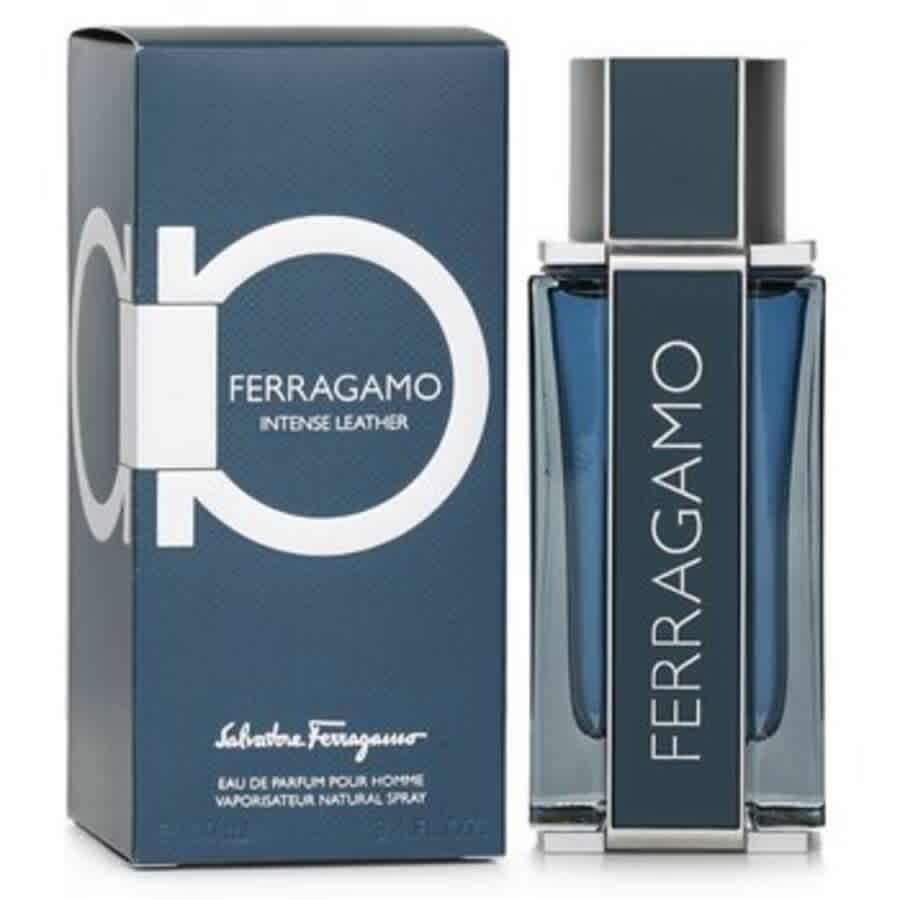 Salvatore Ferragamo Mens Intense Leather EDP 3.4 oz Fragrances 8052464890705