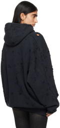 doublet Black Zombie Silhouette Hoodie