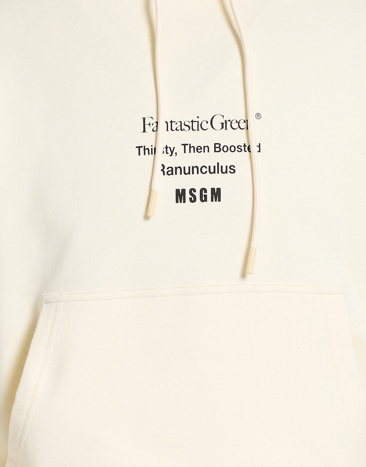Msgm Mens Sweatshirt Cream