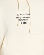 Msgm Mens Sweatshirt Cream