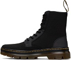 Dr. Martens Black Combs Poly Boots