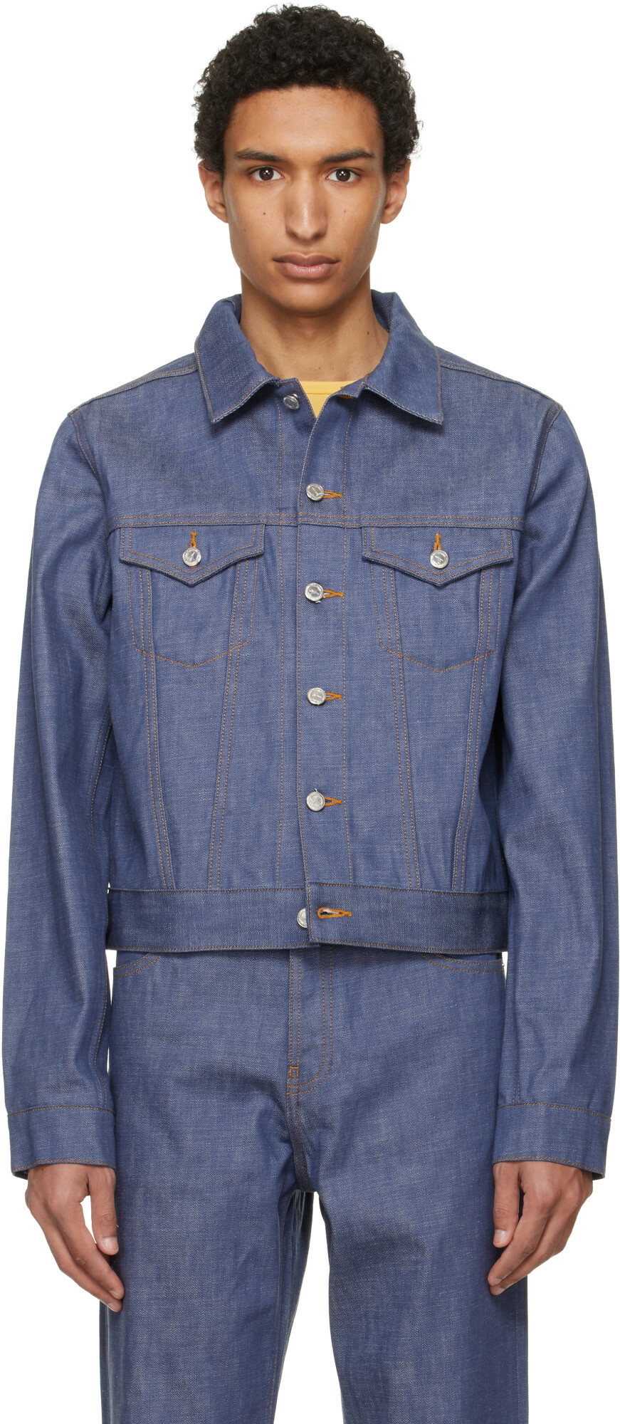 A.P.C. Blue Lenny Denim Jacket