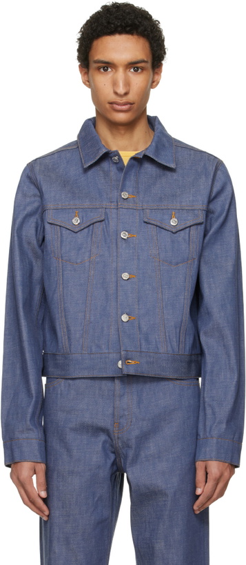 Photo: A.P.C. Blue Lenny Denim Jacket