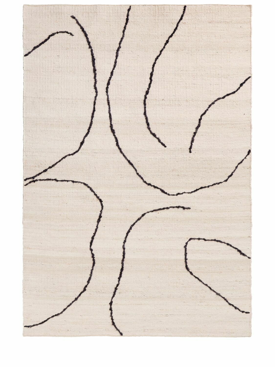 FERM LIVING Gesso Handwoven Hand-spun Jute Rug