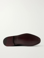 MORJAS - Leather Monk-Strap Shoes - Black