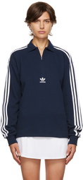 adidas Originals Navy Adicolor Striped Polo