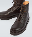 Brunello Cucinelli Leather lace-up boots